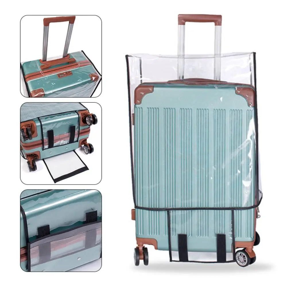 Transparent PVC Waterproof Protector Suitcase Covers Luggage Cover