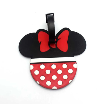 Disney Mikey Mouse Travel Accessories Luggage Tag Silica Gel Suitcase