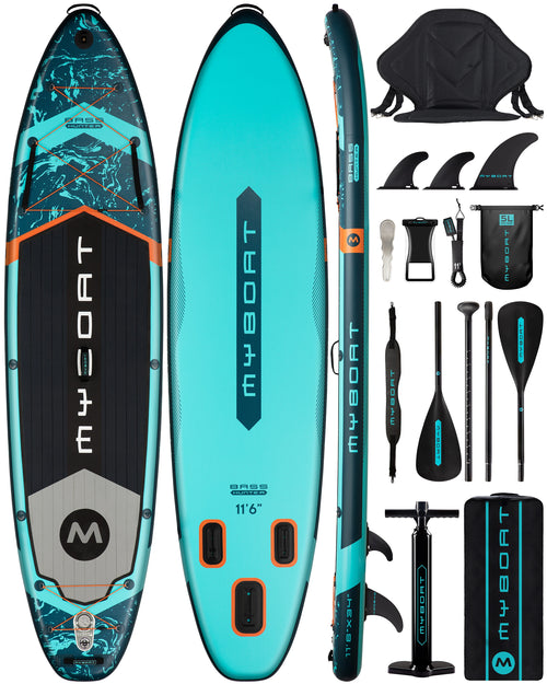 Myboat Waterproof  Extra Wide Inflatable Paddle Board