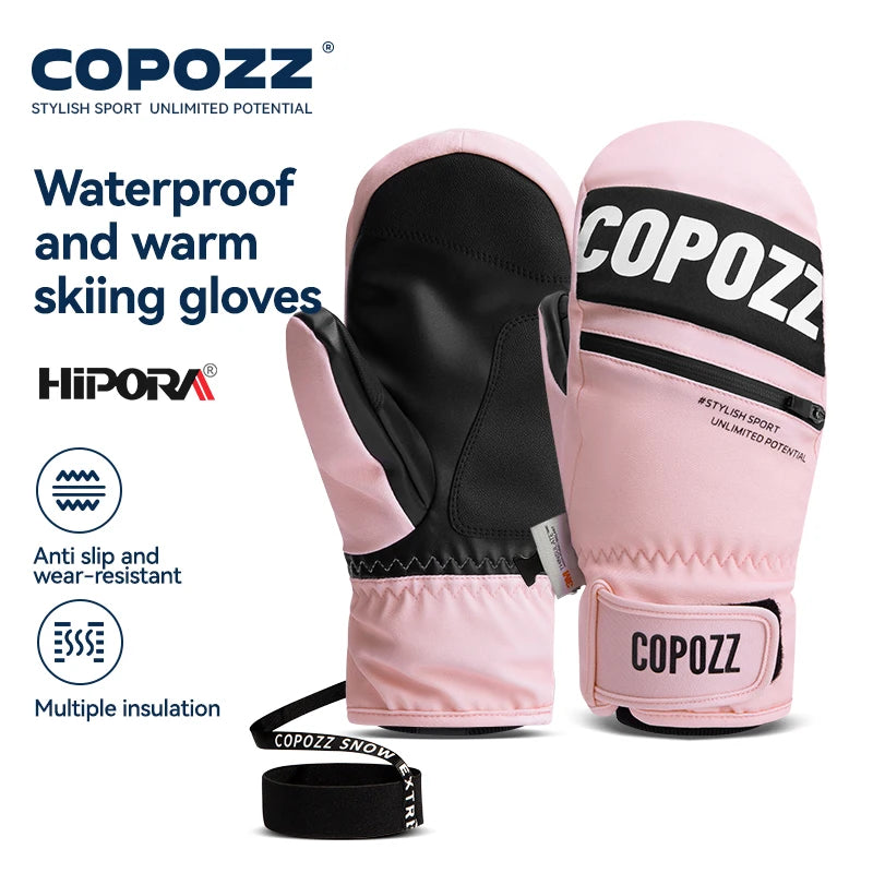 COPOZZ 3M Thinsulate Thick Adult Teenage Professional Snowboard Ski