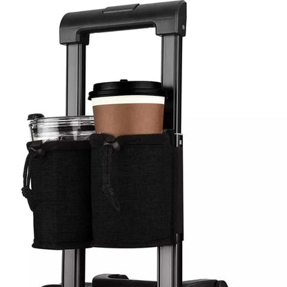 Travel Luggage Cup Holder Durable Free Hand Suitcase Drink Bag Travel