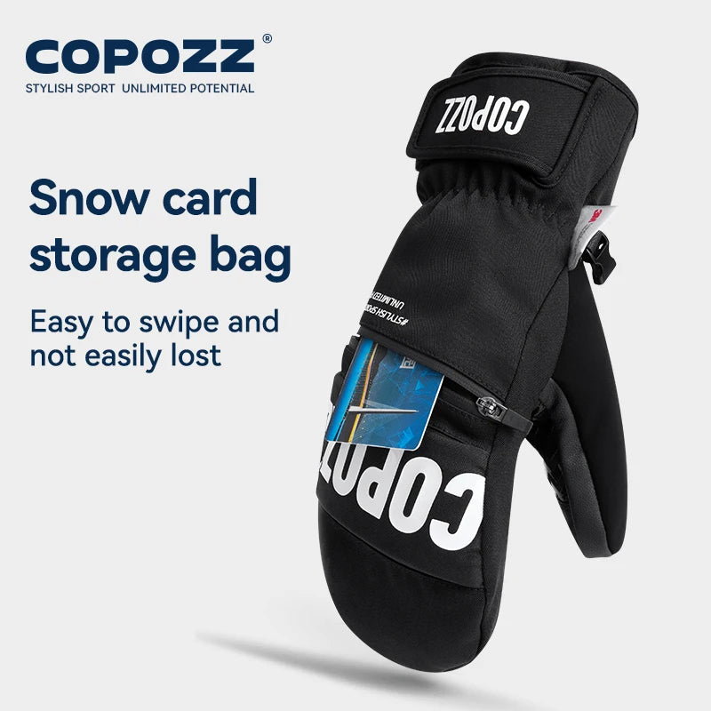 COPOZZ 3M Thinsulate Thick Adult Teenage Professional Snowboard Ski