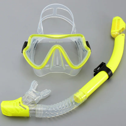 Professional Scuba Diving Masks Snorkeling Set Adult Silicone Skirt