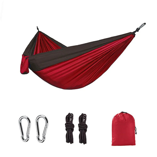 Single Person Portable Outdoor Camping Hammock With Nylon Color