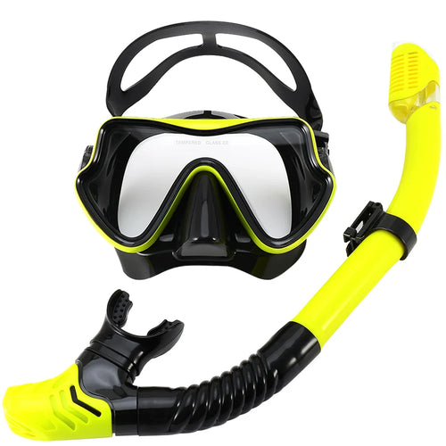 Professional Scuba Diving Masks Snorkeling Set Adult Silicone Skirt