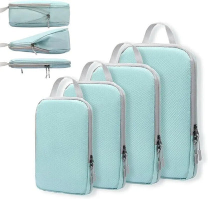 Compression Bags for Travel 4 Pcs Compression Travel Organiser