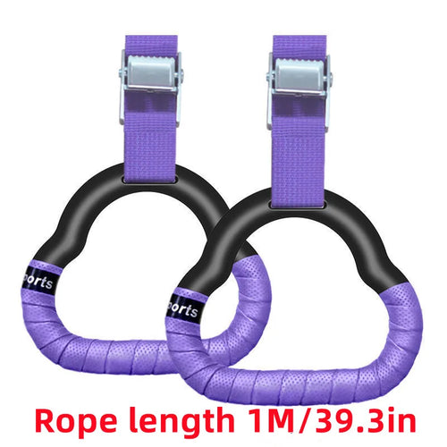 Gymnastics Rings Kid Sport Toy Non-Slip Gym Rings With Swing