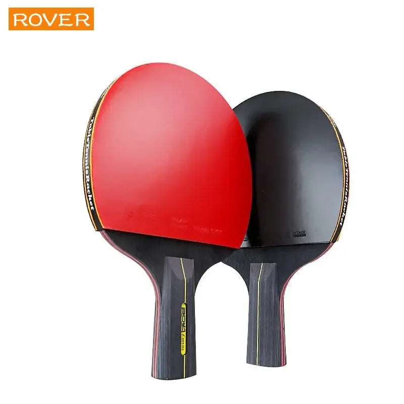 6 Star Table Tennis Racket, 2PCS Professional Ping Pong Racket Set