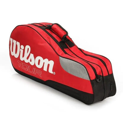 Genuine Wilson Tennis Racket Bag Large Capacity Outdoor Waterproof