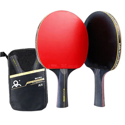 6 Star Table Tennis Racket, 2PCS Professional Ping Pong Racket Set