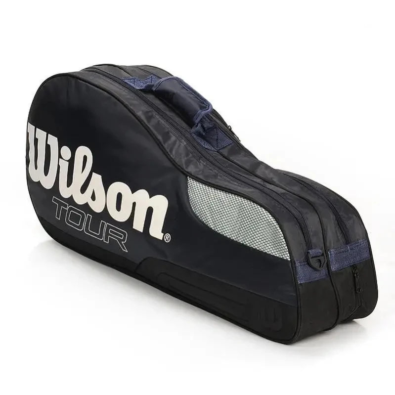 Genuine Wilson Tennis Racket Bag Large Capacity Outdoor Waterproof