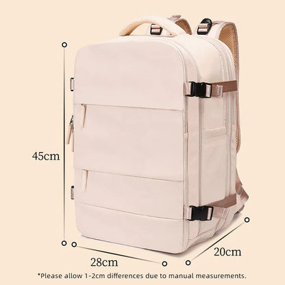 Extendable Large Travel Backpack Women Men Luggage Pack Carry On