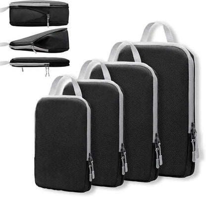 Compression Bags for Travel 4 Pcs Compression Travel Organiser