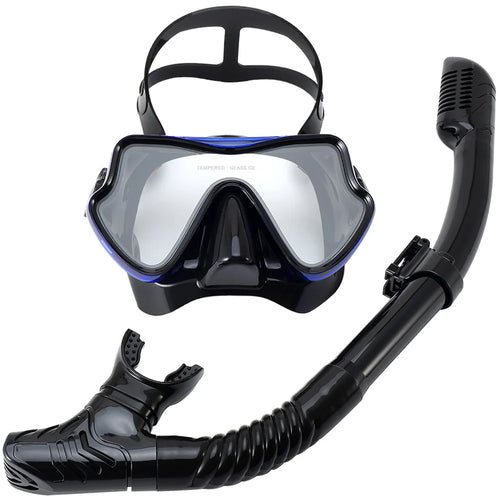 Professional Scuba Diving Masks Snorkeling Set Adult Silicone Skirt