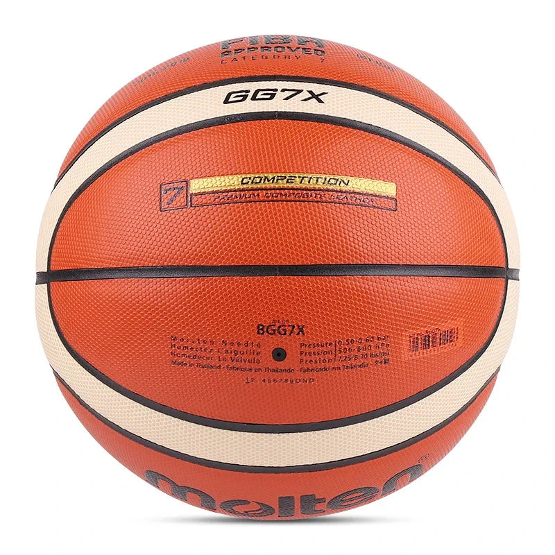 Molten GG7X Basketball PU Leather for Adult Teenager Children Outdoor