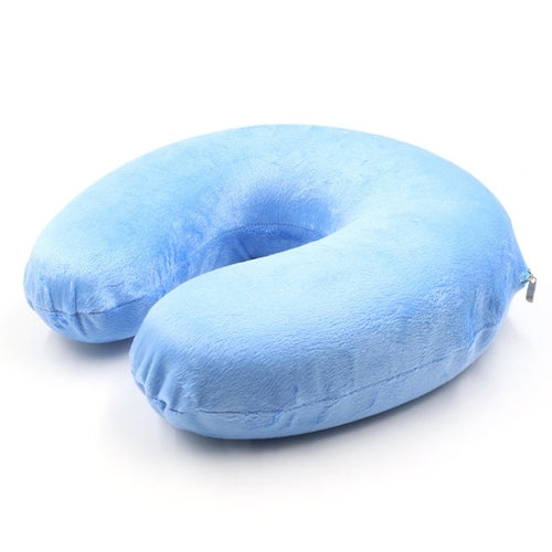 Travel U Shaped Pillow Memory Foam Neck Support