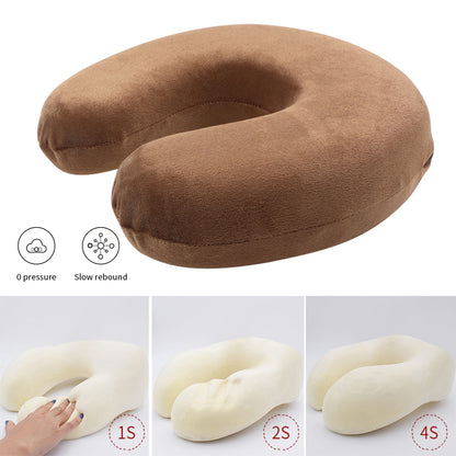 Travel U Shaped Pillow Memory Foam Neck Support